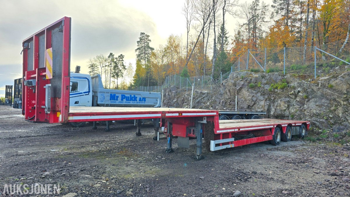 2013 HRD STTM3N 3-akslet jumbo semi med uttrekk