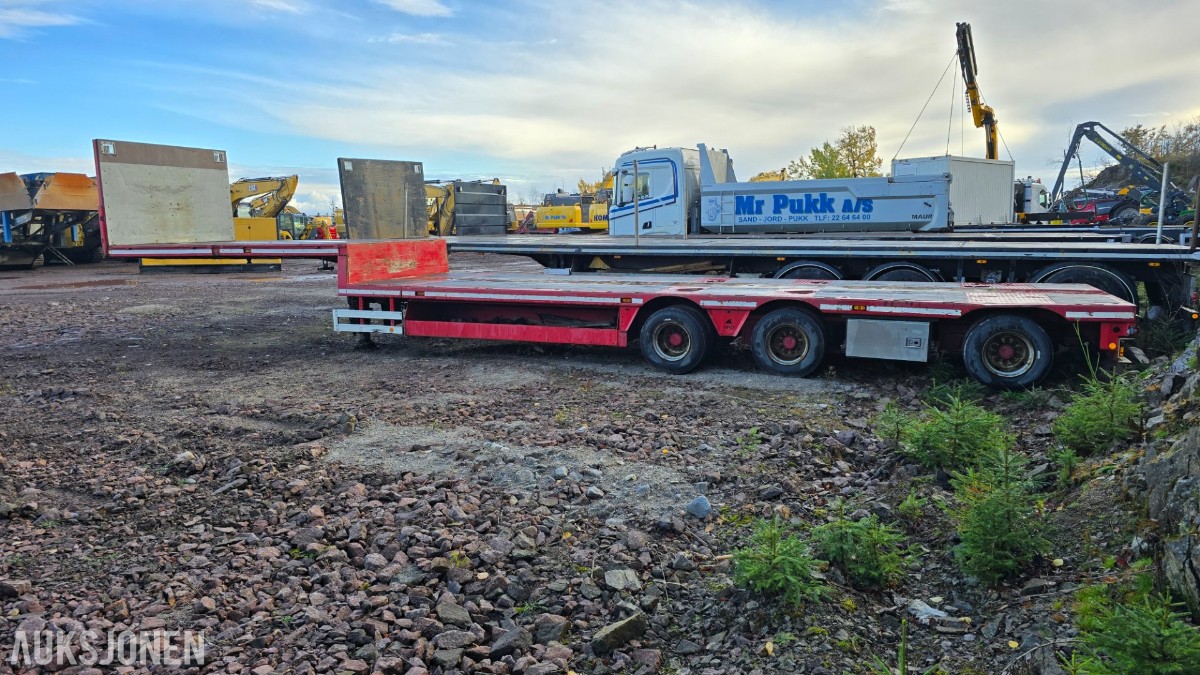 2013 HRD STTM3N 3-akslet jumbo semi med uttrekk