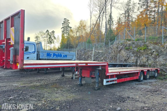 2013 HRD STTM3N 3-akslet jumbo semi med uttrekk