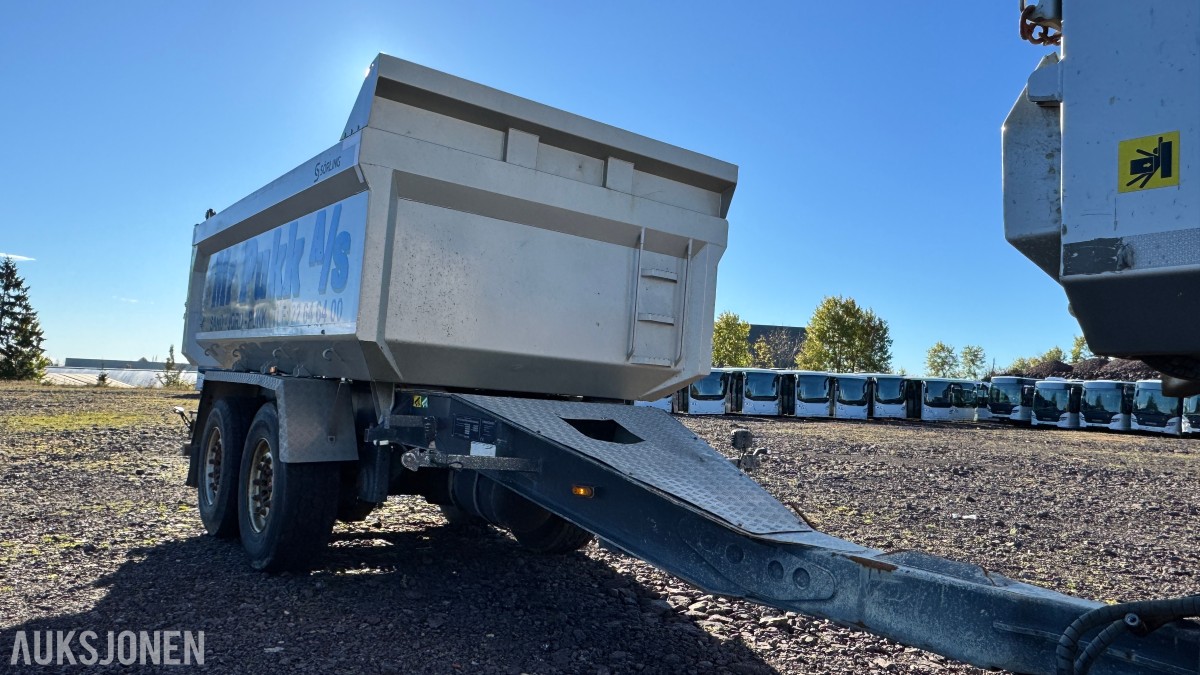 2020 Sørling-Ilsbo 2SFGX boggikjerre –11,2 m³ – 19 tonn – luftfjæring