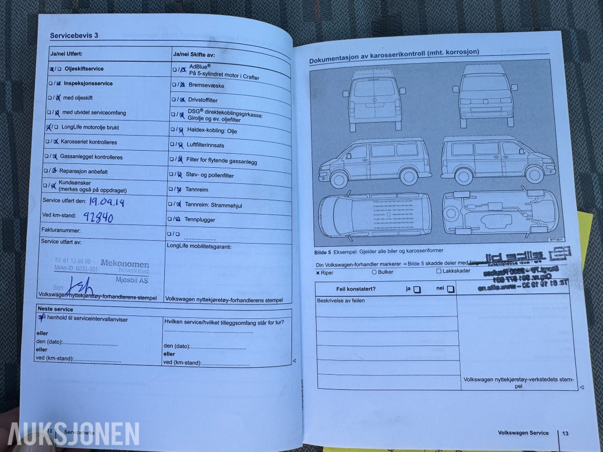 2014 Volkswagen TRANSPORTER 2.0-140 D 4MOTION HENGERFESTE