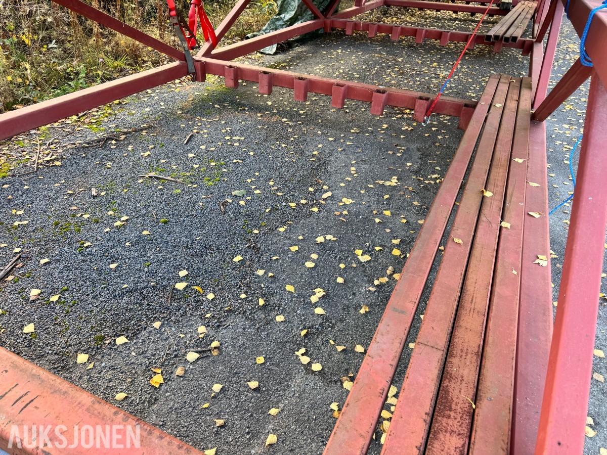 Tralle for flytting av stående elementer b2700xL11000 mm