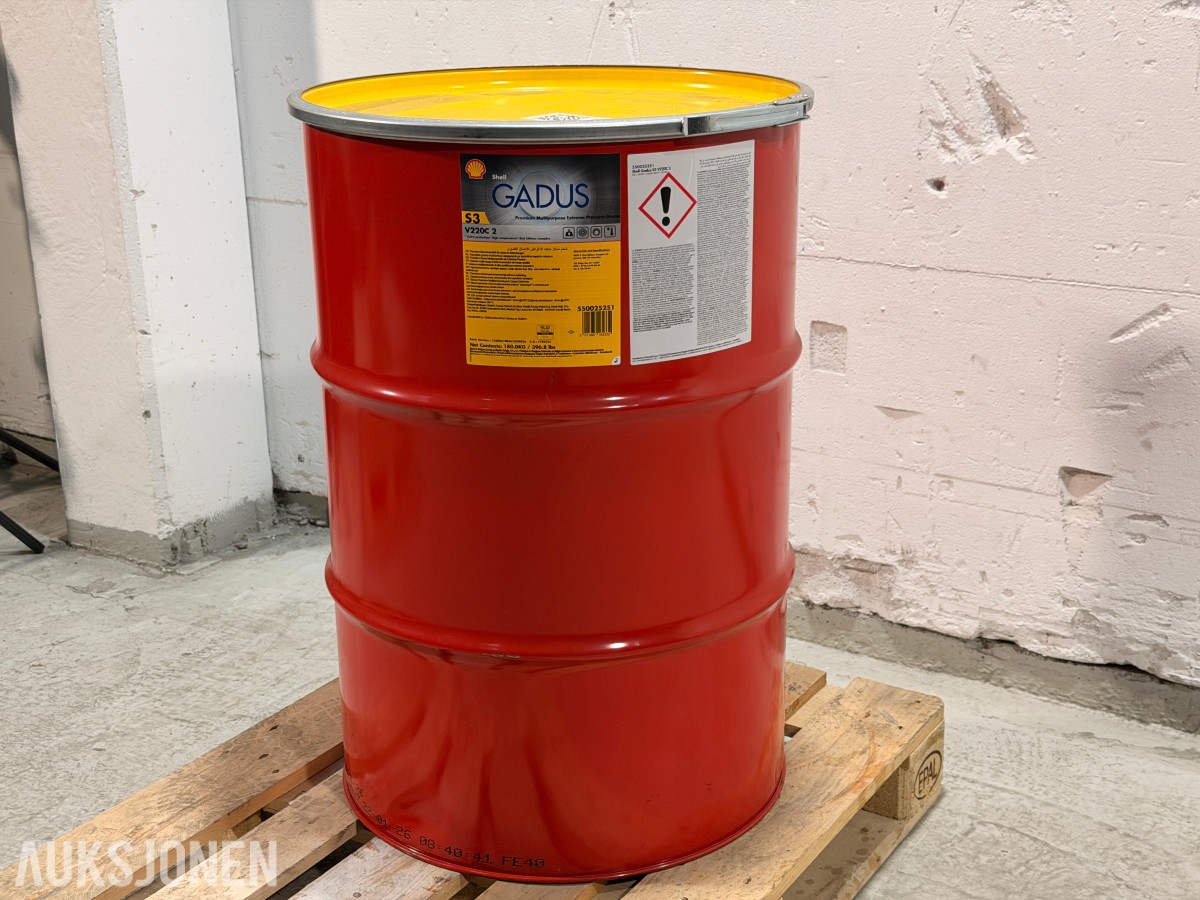 Shell Gadus S3 V220C 2 - høytemperatur smørefett, 180 kg