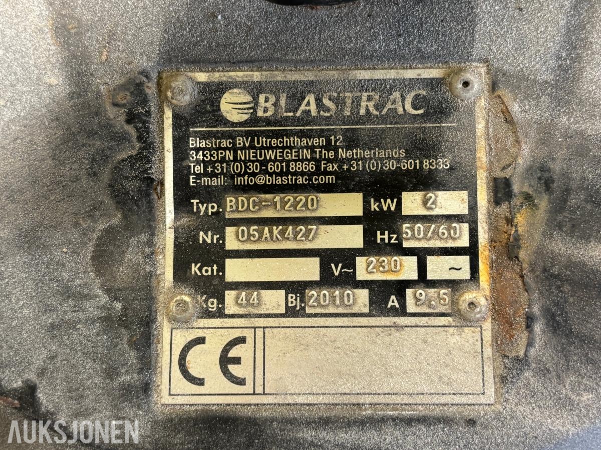2010 Blastrac BDC-1220 industristøvsuger 230V