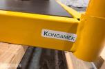 Kongamek plattformvogn med hjul og skyvehåndtak