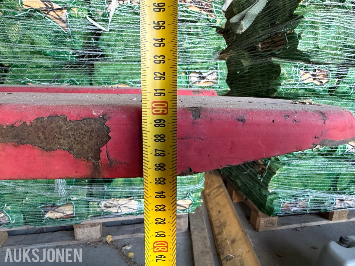 Høytløftende jekketralle 1000kg kapasitet / 90cm løftehøyde