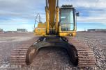 2008 Komatsu PC200LC-8 beltegraver med graveskuff og sentralsmørin