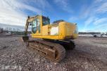 2008 Komatsu PC200LC-8 beltegraver med graveskuff og sentralsmørin