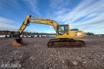 2008 Komatsu PC200LC-8 beltegraver med graveskuff og sentralsmørin