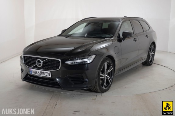 2020 Volvo V90 T8 390HK AWD R-DESIGN HENGERFESTE LUFT PANO HUD 360 KAMERA H/K 