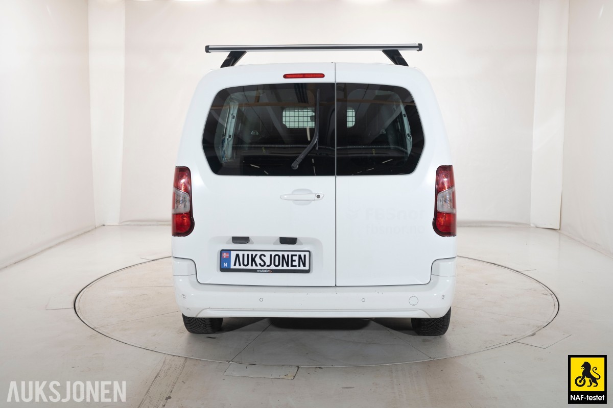 2021 Peugeot Partner 1,5 D 130HK L2 AUT CRUISE SKYVEDØRER PARK.SENSORER