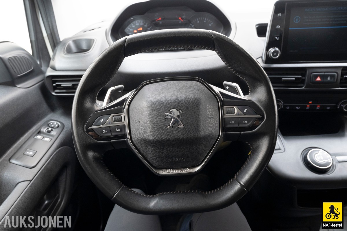 2021 Peugeot Partner 1,5 D 130HK L2 AUT CRUISE SKYVEDØRER PARK.SENSORER