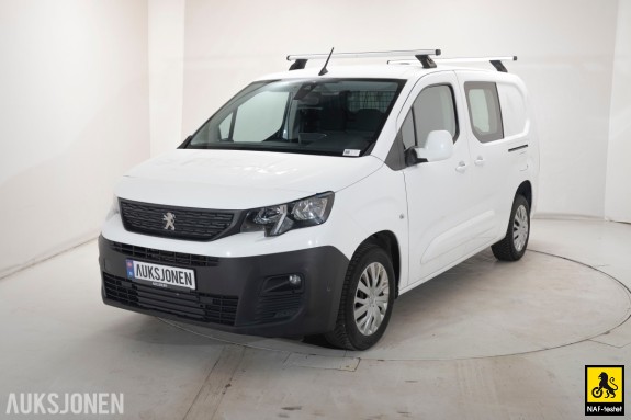 2021 Peugeot Partner 1,5 D 130HK L2 AUT CRUISE SKYVEDØRER PARK.SENSORER