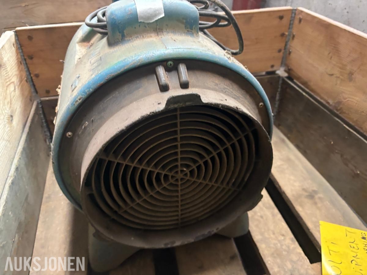 2 stk. sirkulasjonsvifter / ventilasjonsvifter 230/240v –  repobjekter