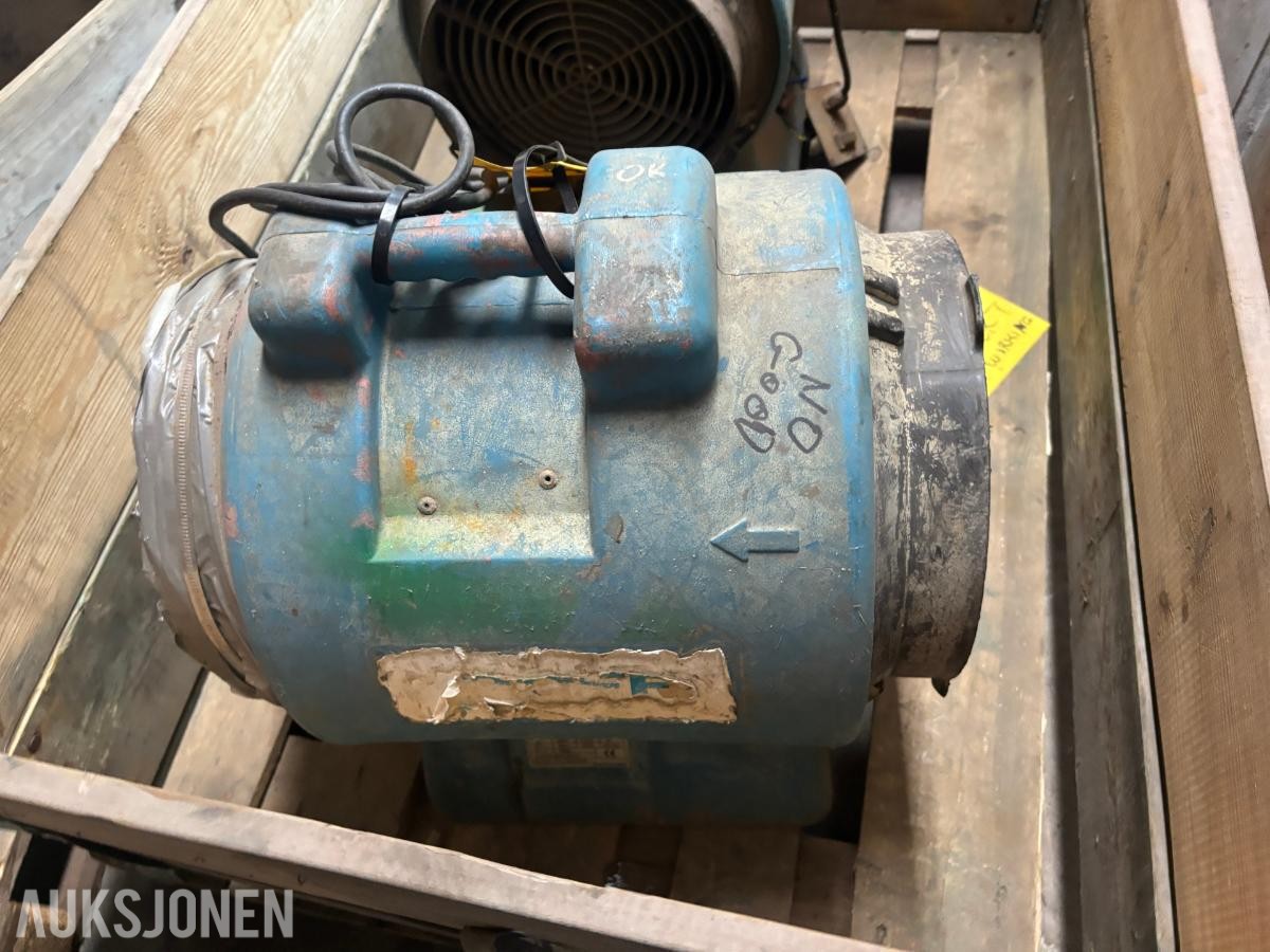2 stk. sirkulasjonsvifter / ventilasjonsvifter 230/240v –  repobjekter