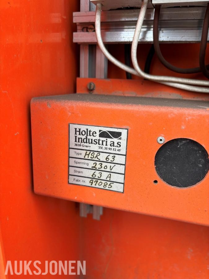 3 stk eldre byggestrømskap / fordelingssentraler  fra Holte Industri AS.