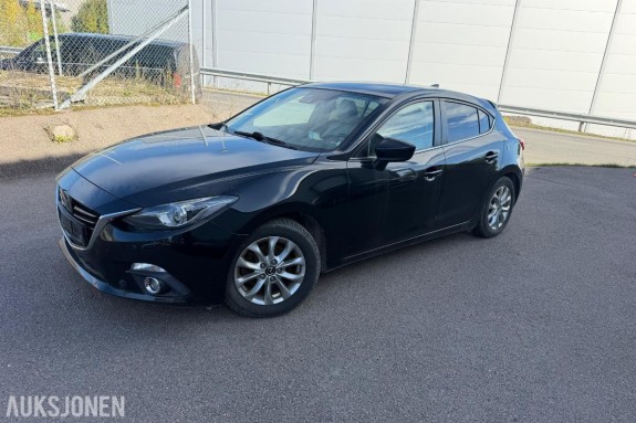2016 Mazda 3, 2.2D 150HK,AUTOMAT,OPTIMUM, 167000km