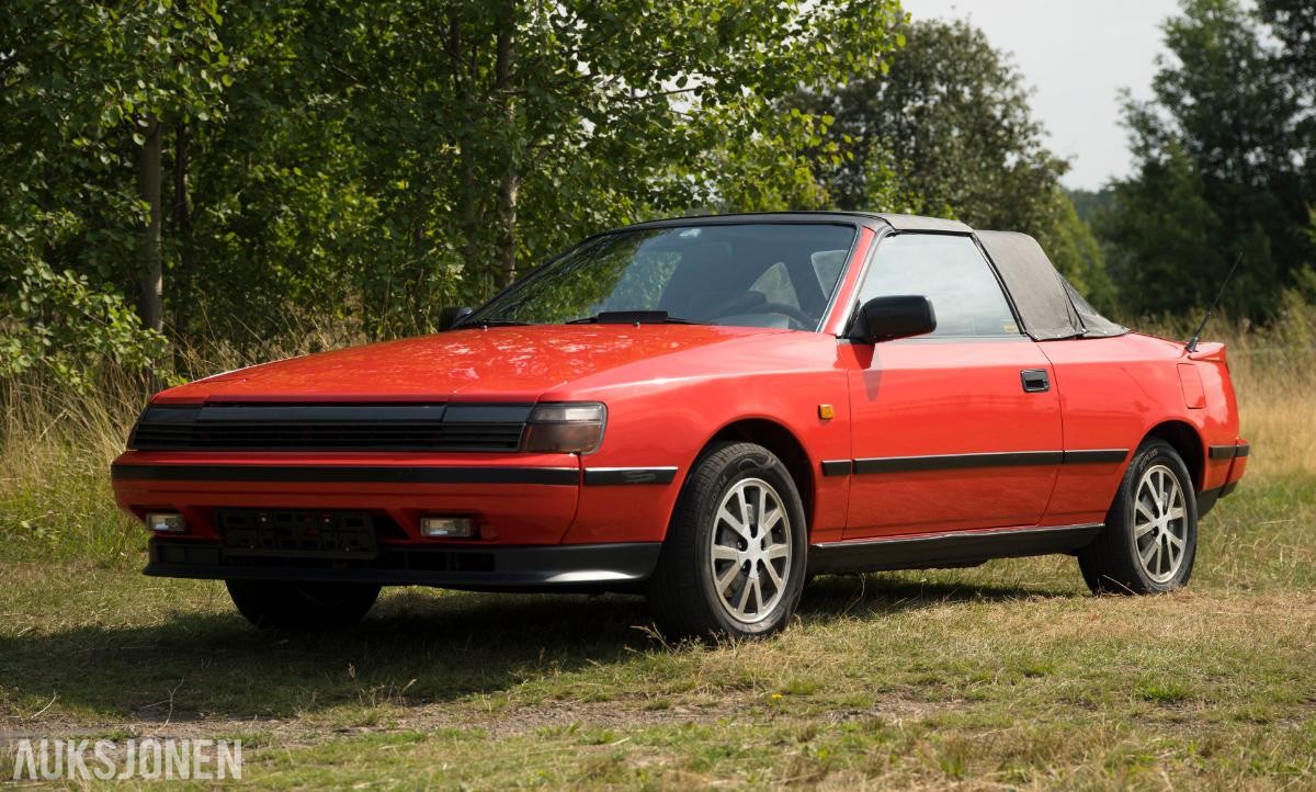 1986 Toyota Celica cabriolet 2.0 150HK EU OK 05.2028  140198km