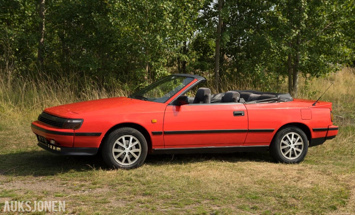 1986 Toyota Celica cabriolet 2.0 150HK EU OK 05.2028  140198km