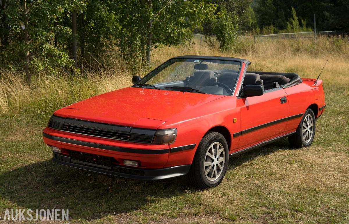 1986 Toyota Celica cabriolet 2.0 150HK EU OK 05.2028  140198km