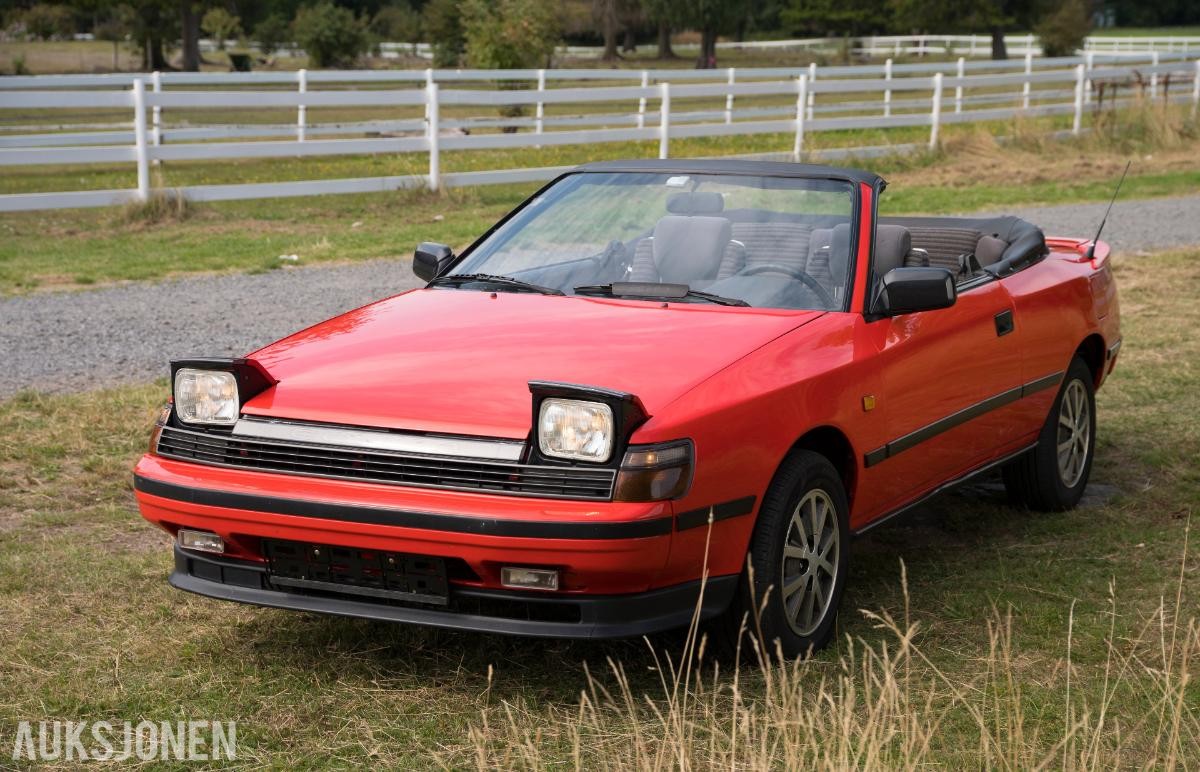 1986 Toyota Celica cabriolet 2.0 150HK EU OK 05.2028  140198km