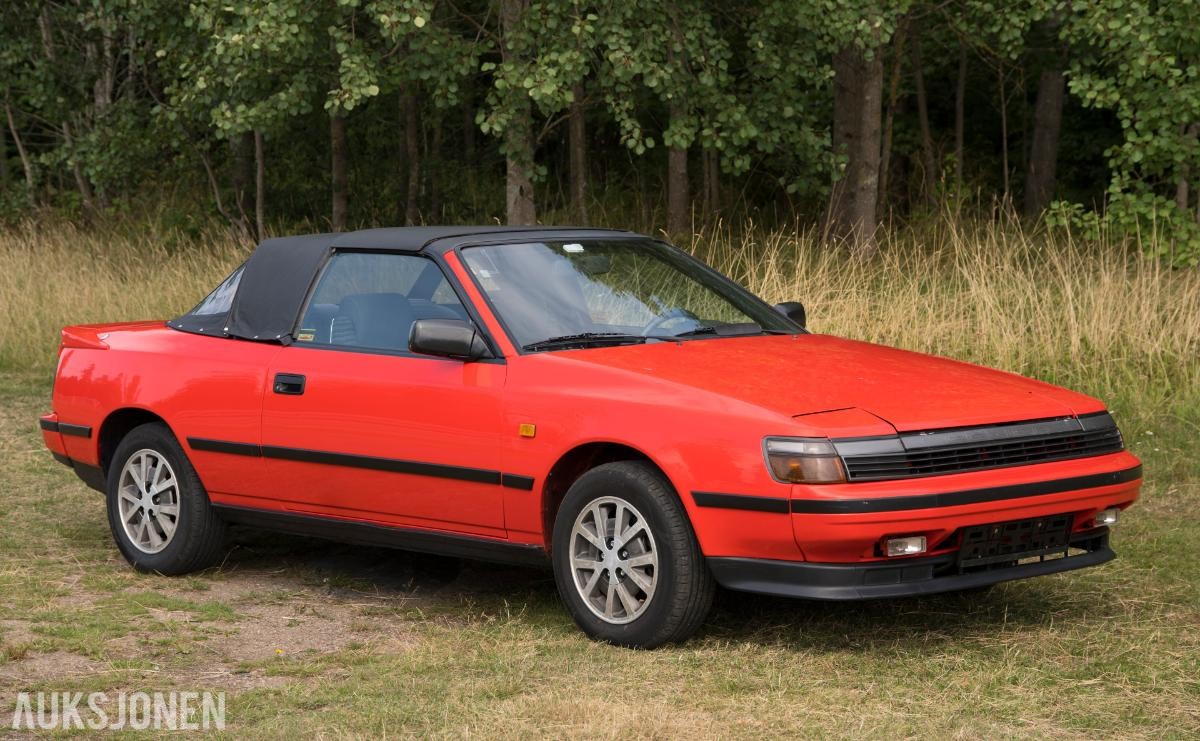 1986 Toyota Celica cabriolet 2.0 150HK EU OK 05.2028  140198km