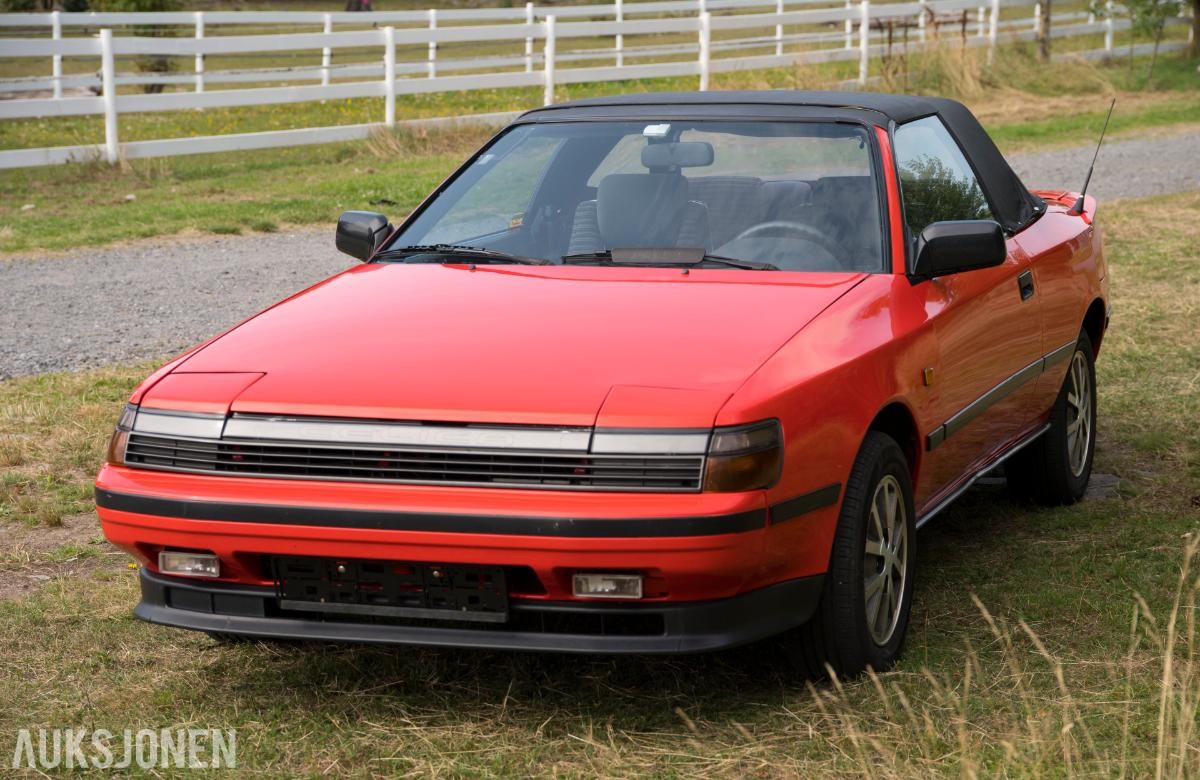 1986 Toyota Celica cabriolet 2.0 150HK EU OK 05.2028  140198km