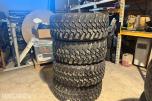 4 stk. 17" dekk uten felg