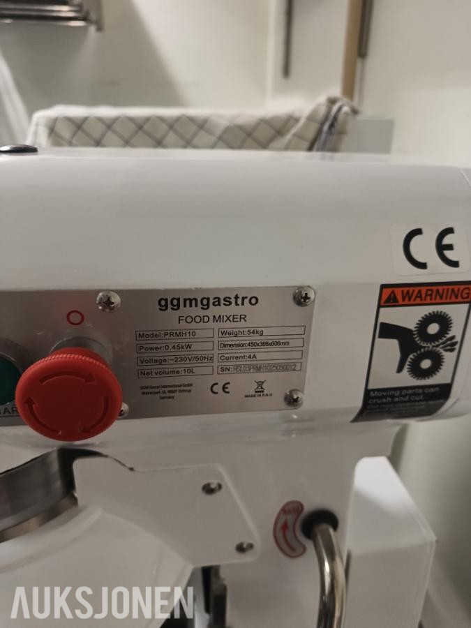 Komplett bakeri- og deigutstyr – mikser, deigblander og vogner