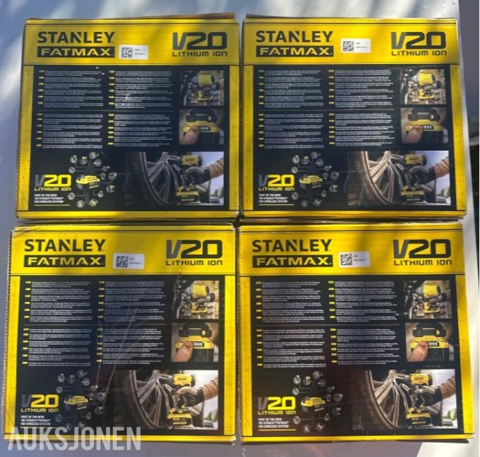 Stanley SFMCF920B - Batteridrevet muttertrekker, 4 stk