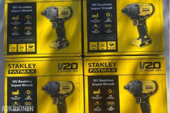 Stanley SFMCF920B - Batteridrevet muttertrekker, 4 stk