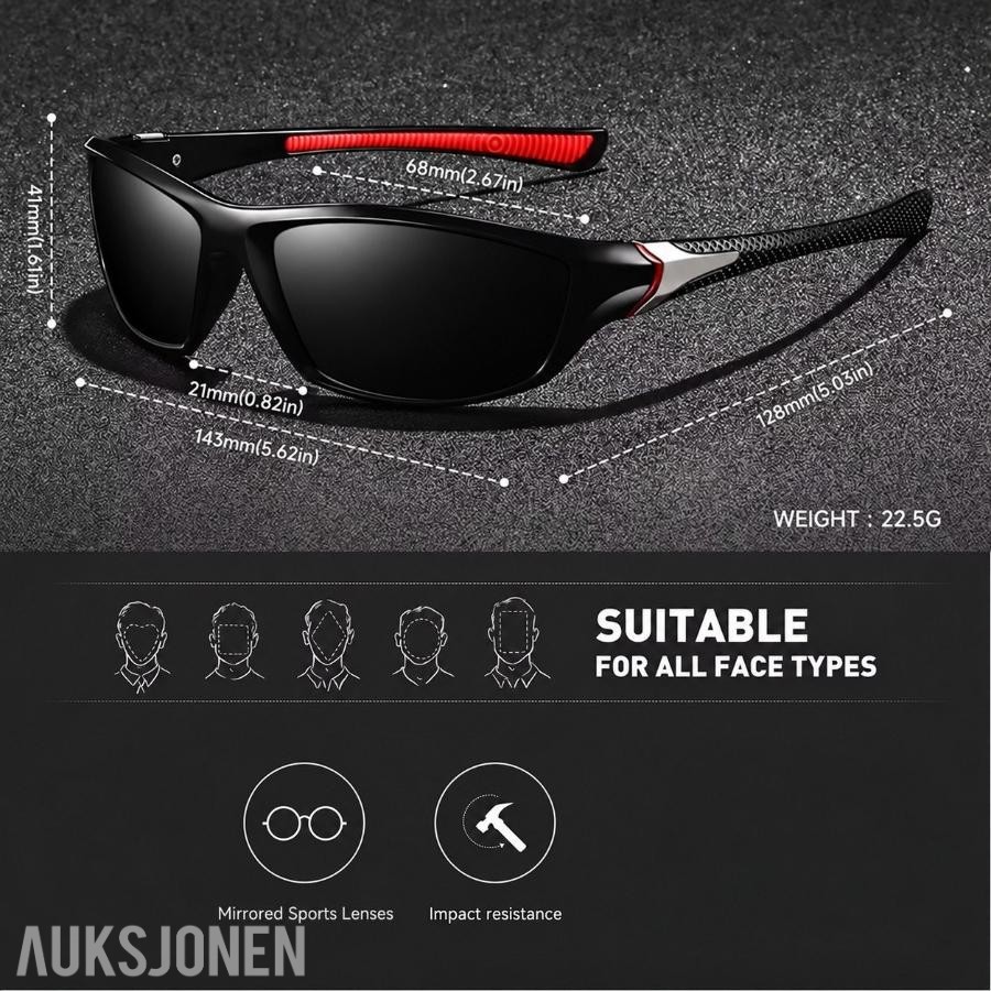 SAMLEPAKKE MED HELE 128 SOLBRILLER, INKLUDERT 10 BLUETOOTHBRILLER