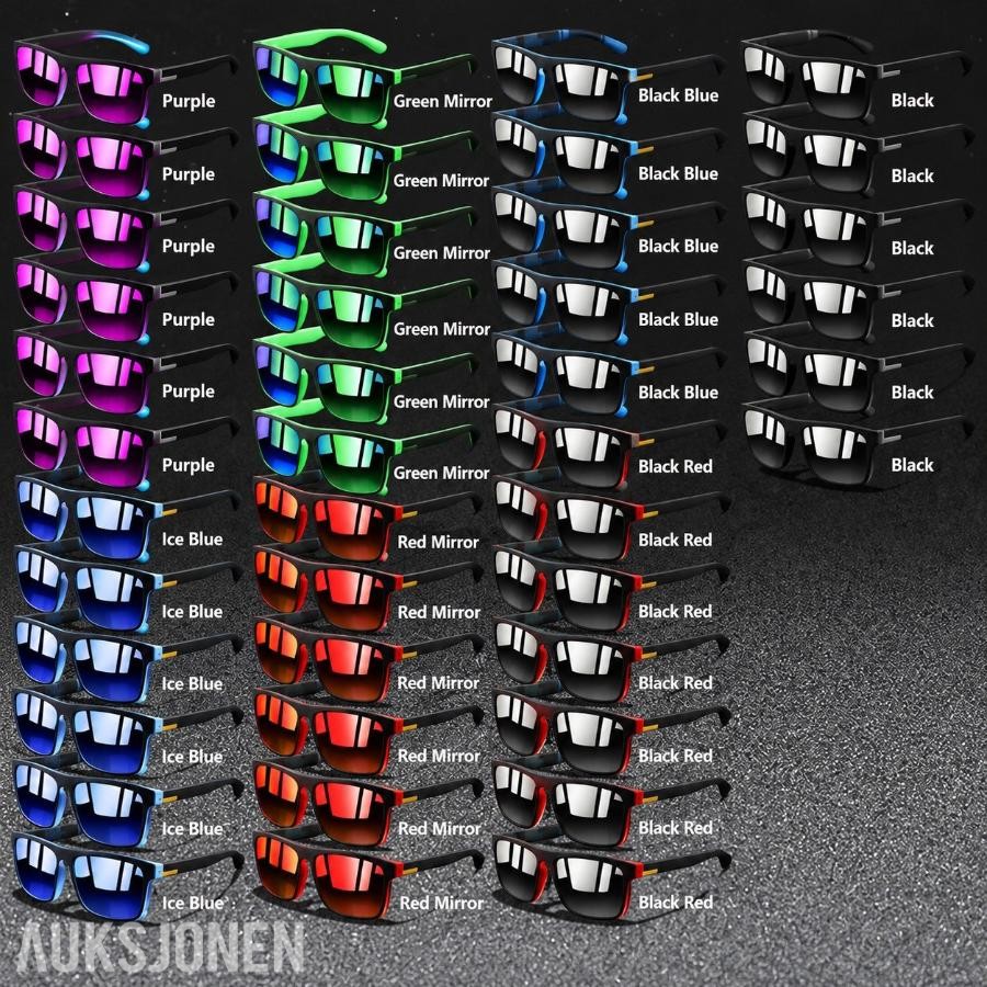 SAMLEPAKKE MED HELE 128 SOLBRILLER, INKLUDERT 10 BLUETOOTHBRILLER
