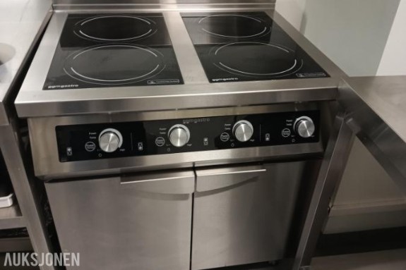 GGM Gastro IDHB4 induksjonstopp 20 kW + Samsung mikrobølgeovn