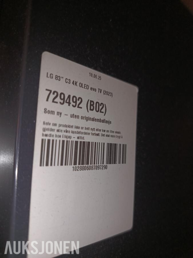 LG LG 83" C3 OLED + veggfeste