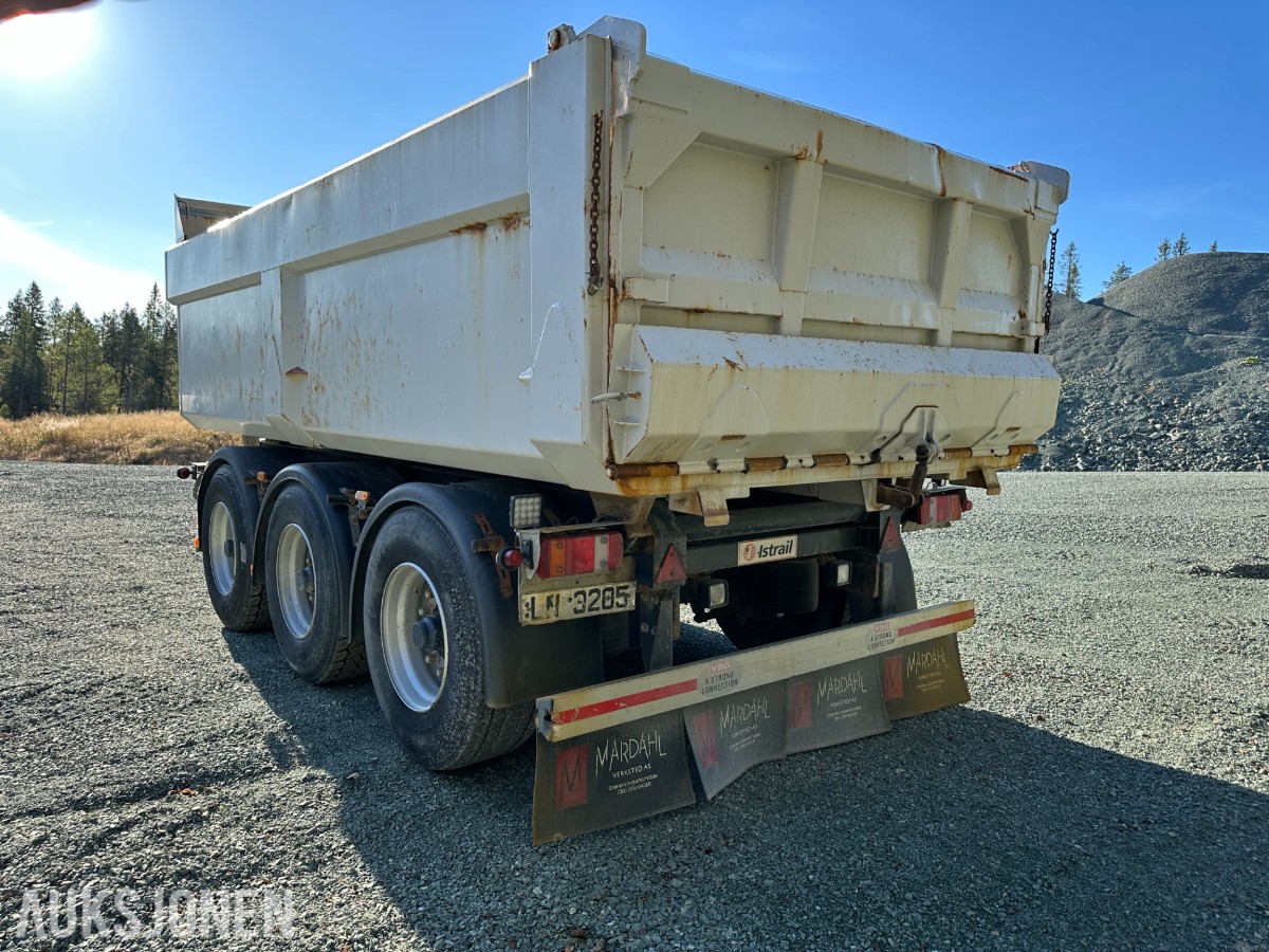 2005 Istrail 3 akslet Dumper tilhenger, 27 000 kg totalvekt