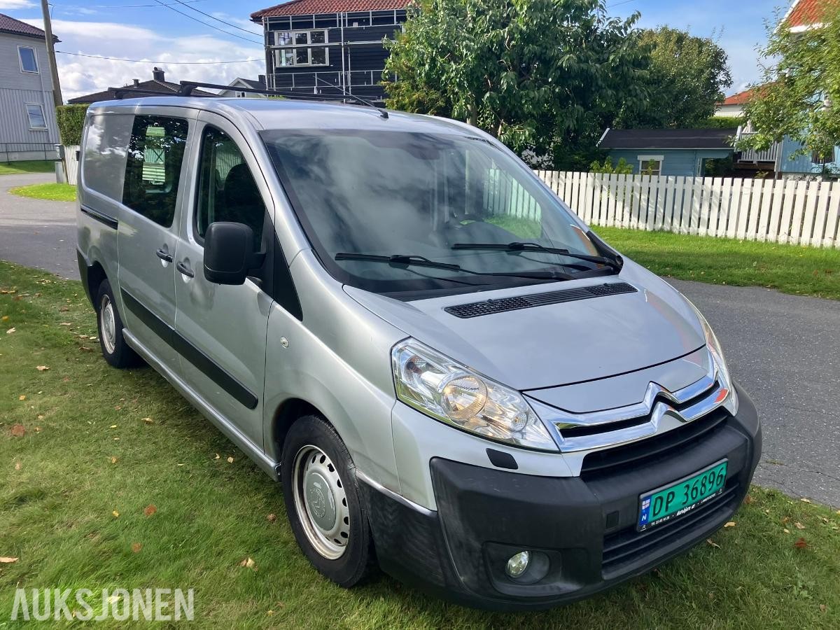 2014 Citroen Jumpy 2.0 HDi 128HK 3-seter, Cruisekontroll, Hengerfeste 