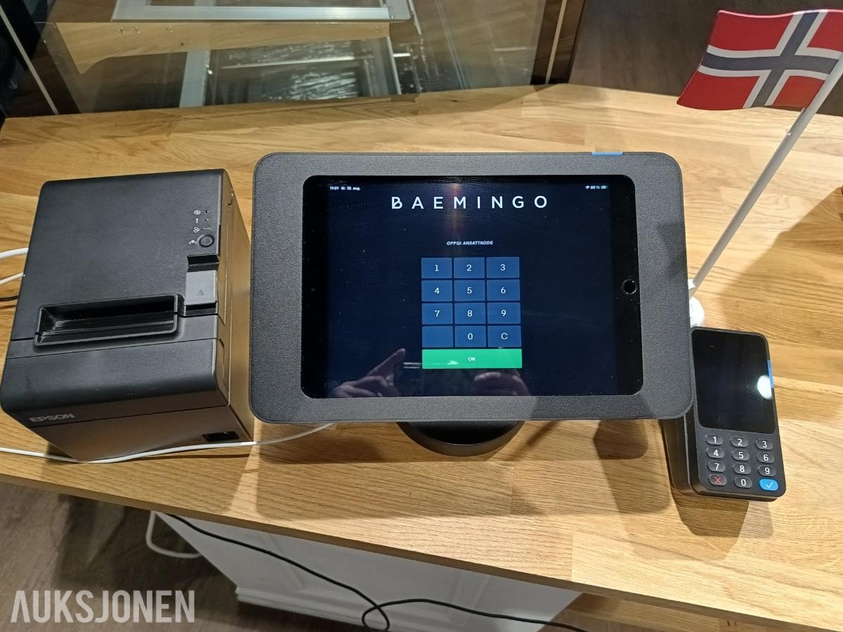 Komplett POS- og nettverkspakke med iPad, Ubiquiti og iPhone 15