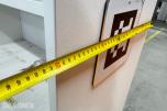 5 stk Lager / materialhyller med innhold