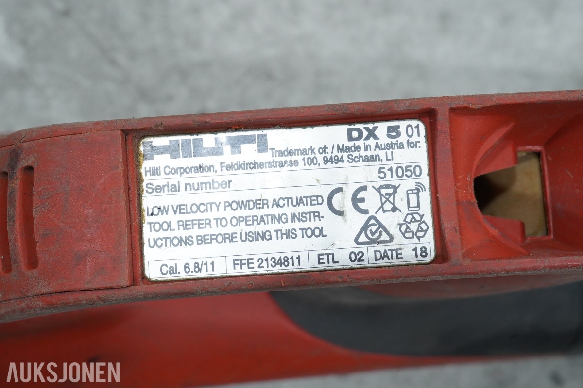 Hilti DX 5 boltepistol