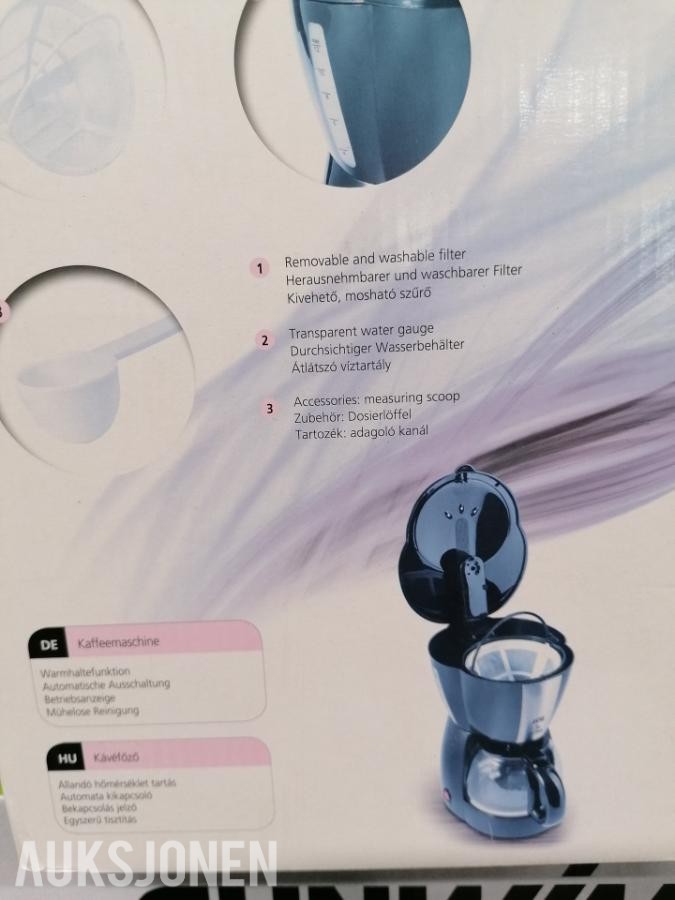 2 stk  Helt nye kaffetraktere fra ECG 