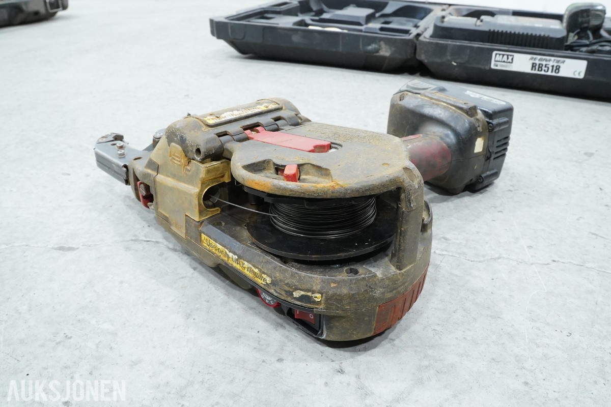 Re-bar-tier MAX RB398, RB518 Jernbindermaskiner - 2 stk