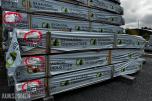 1 PAKKE KLEDNING DOBBELFALS RETT 19X148 MM  GRUNNET HVIT