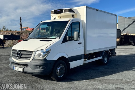 2017 516 CDI kjølebil m/Carrier Pulsor 400 kjøleaggregat - 116 881 km, bakløfter - EU OK