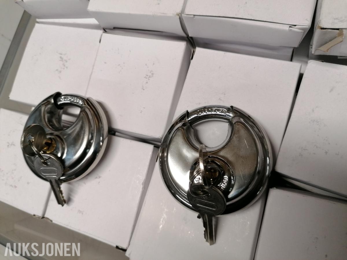 66 stk  Helt nye Diskos låser i esker
