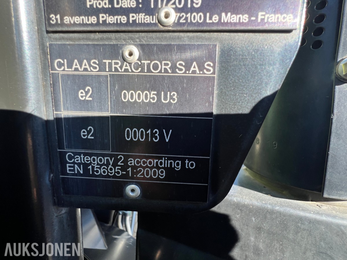 2021 Claas Arion 460- frontlaster, lite timer!