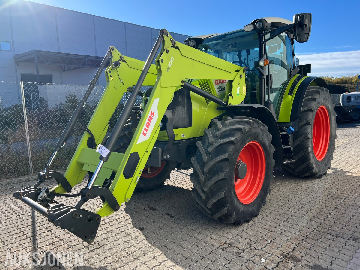 2021 Claas Arion 460- frontlaster, lite timer!