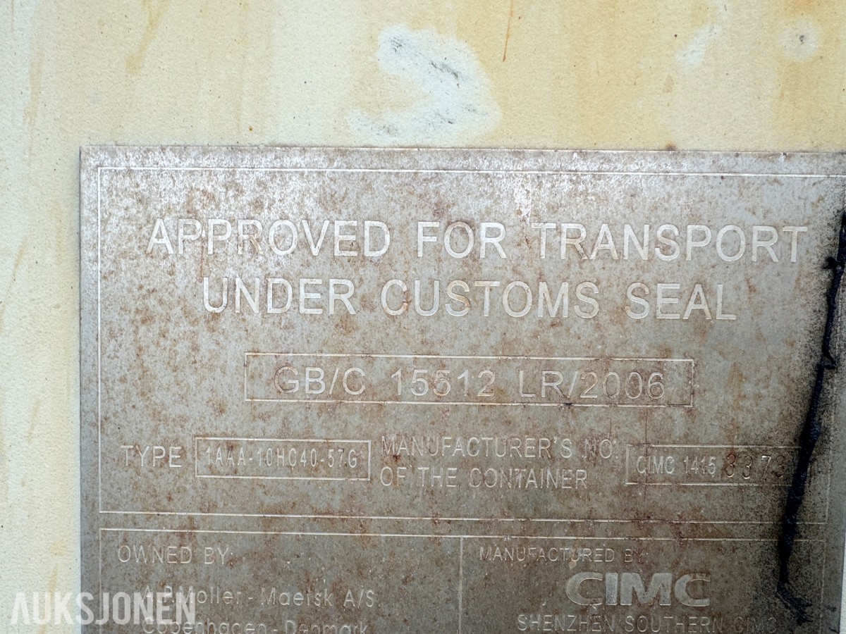 CIMC 40 fots container - High cube