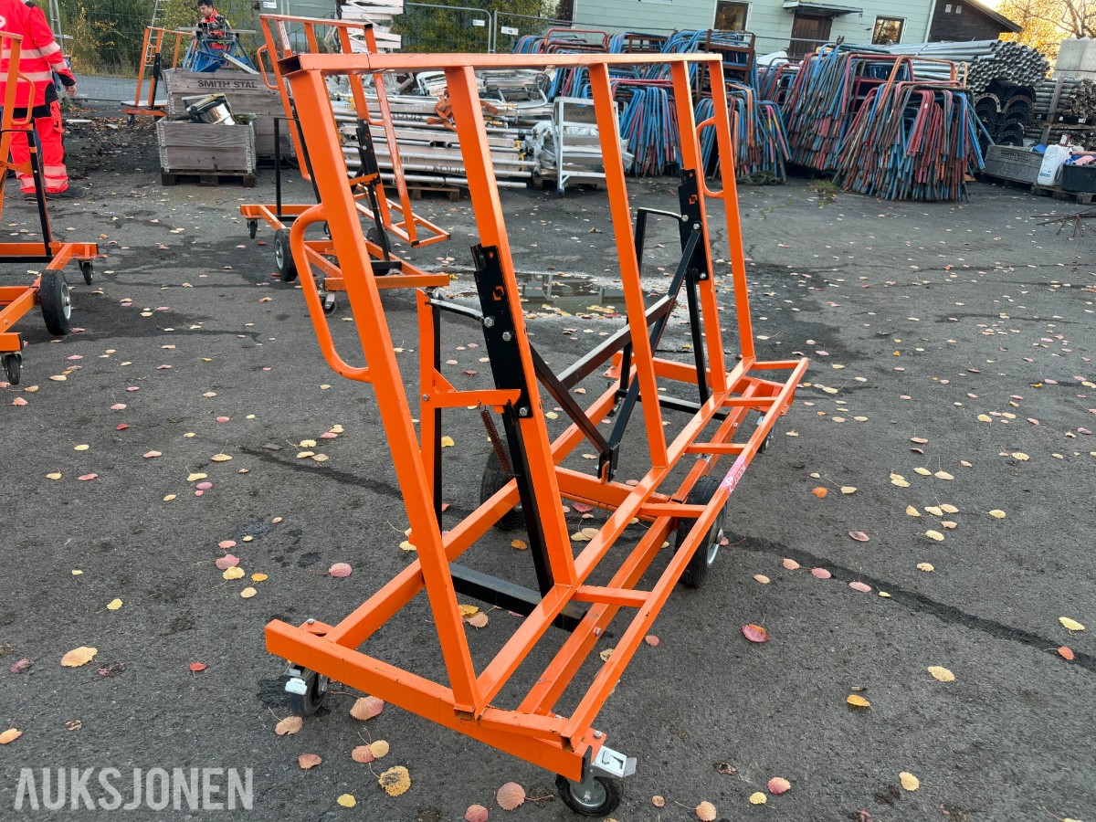 Workman gipsplate platevogn – maks last 450 kg