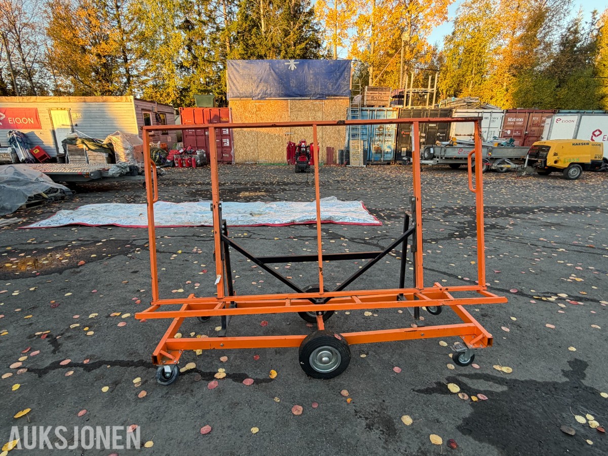 Workman gipsplate platevogn – maks last 450 kg